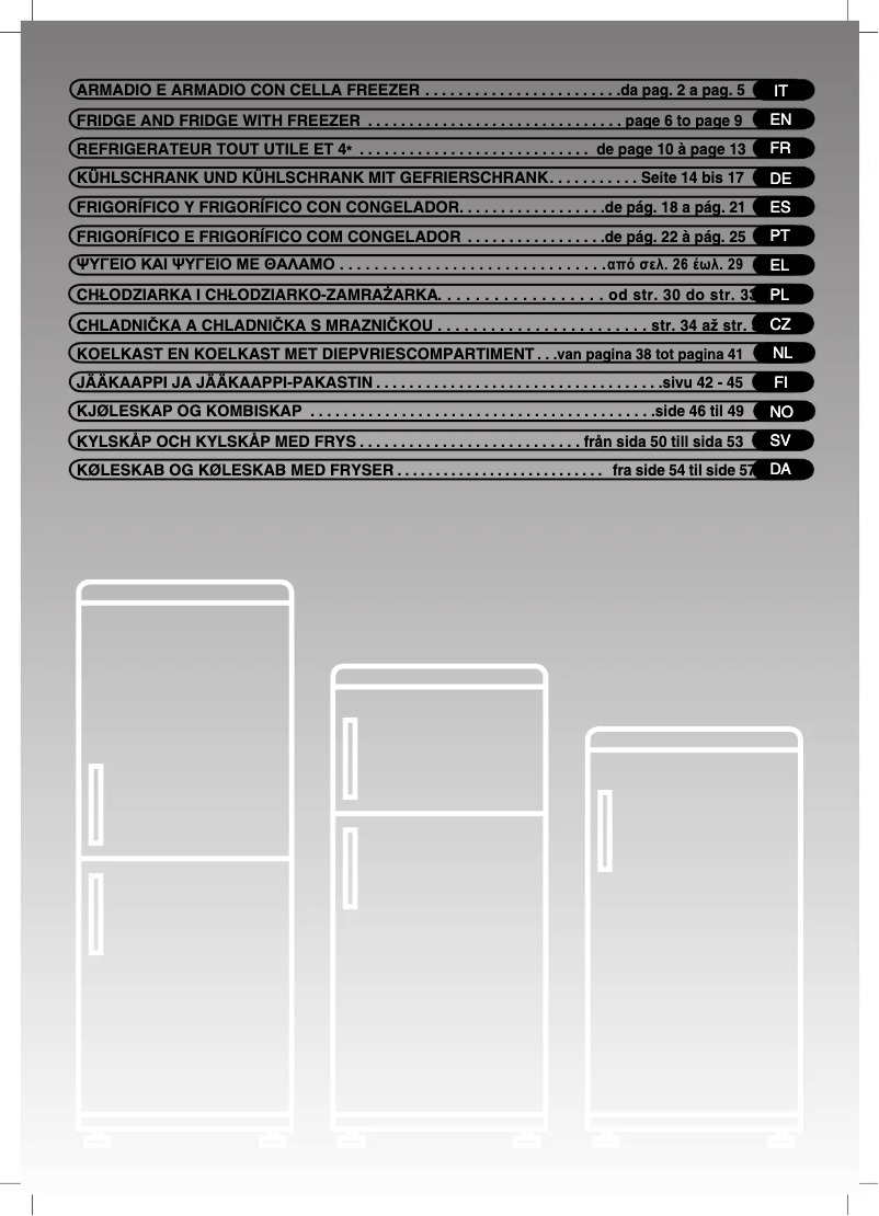 Page 1 de la notice Manuel utilisateur Candy CFBO 3550 A