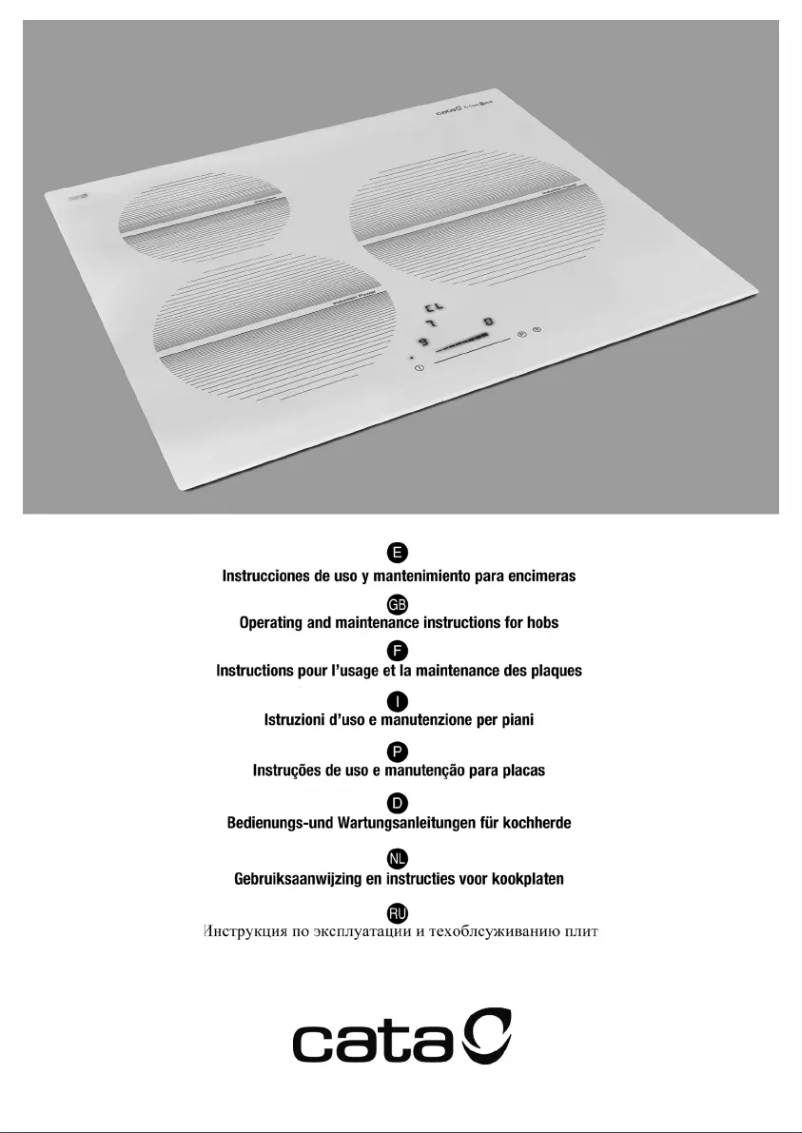 Page 1 de la notice Manuel utilisateur CATA ISB 603 WH