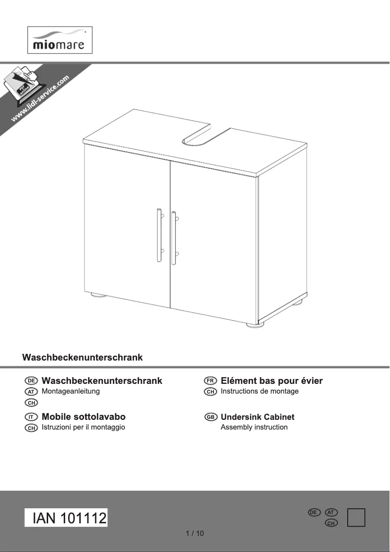 Page n°1 - Manuel utilisateur Miomare IAN 101112