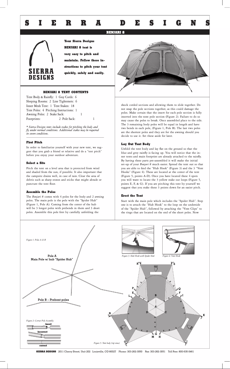Imagen de la primera página del manual del dispositivo Benjari 8