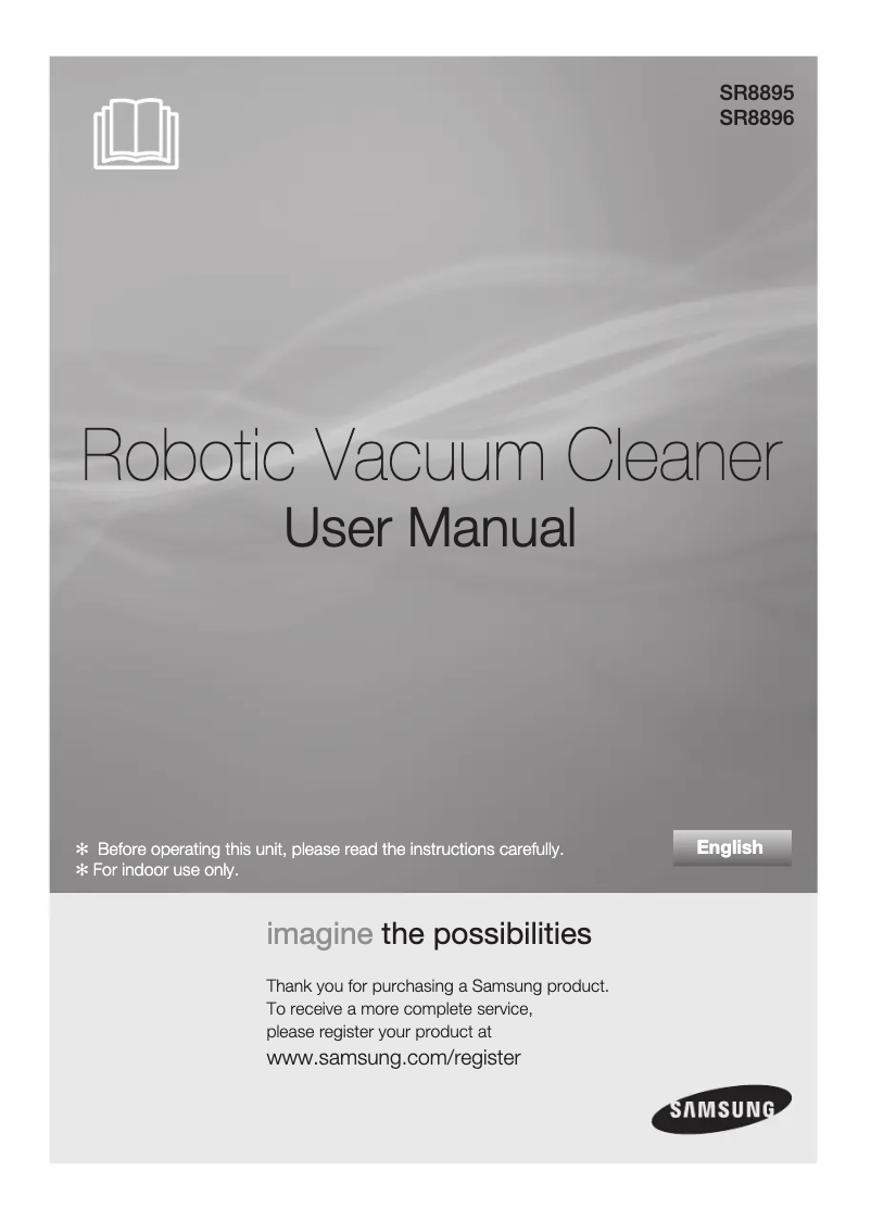 Page n°1 - Manuel utilisateur Samsung SR8898