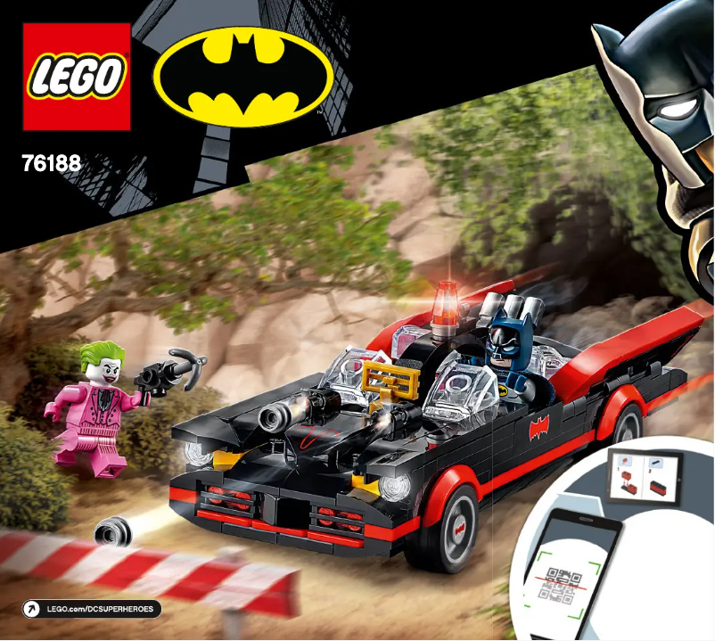 Page 1 de la notice Manuel utilisateur Lego Dc 76188
