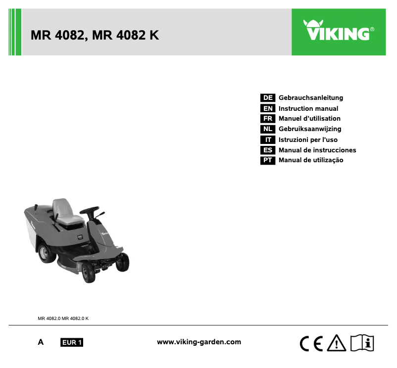 Image de la première page du manuel de l'appareil MR 4082 K