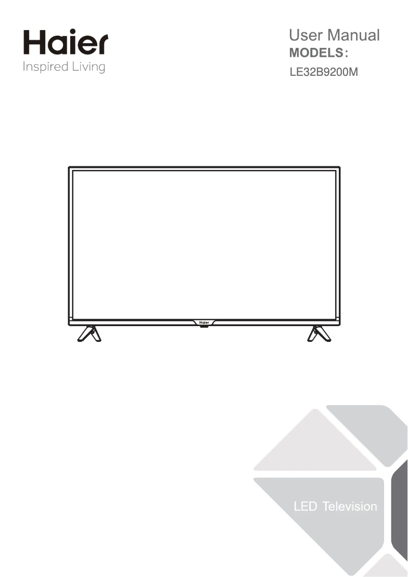 Page 1 de la notice Manuel utilisateur Haier LE32B9200M