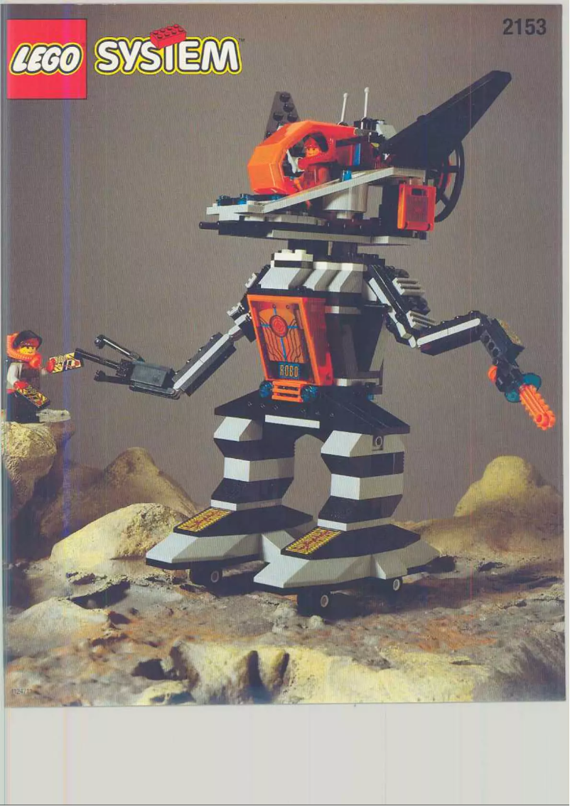 Page n°1 - Manuel utilisateur Lego Space 2153