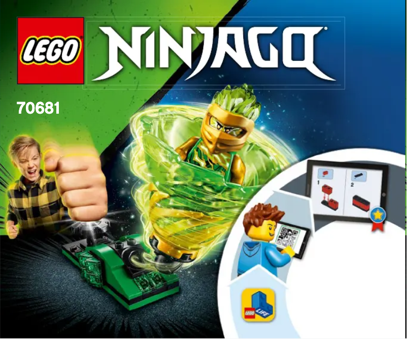 Page 1 de la notice Manuel utilisateur Lego Ninjago 70681
