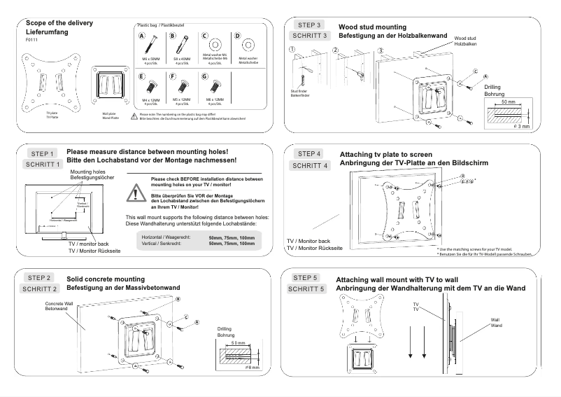 Page 1 de la notice Manuel utilisateur Ricoo F0111