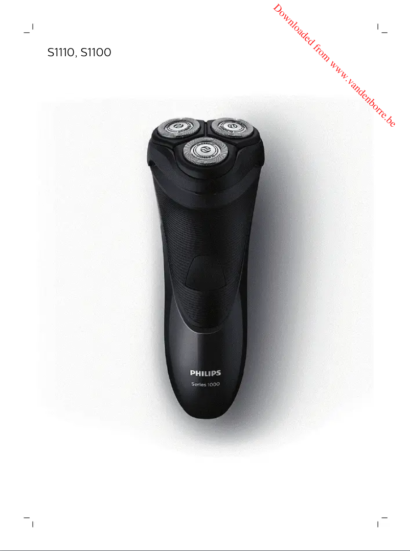 Image de la première page du manuel de l'appareil Series 1000 S1333