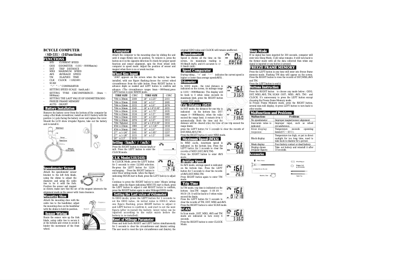 Page 1 of the manual User Manual Sunding SD-531