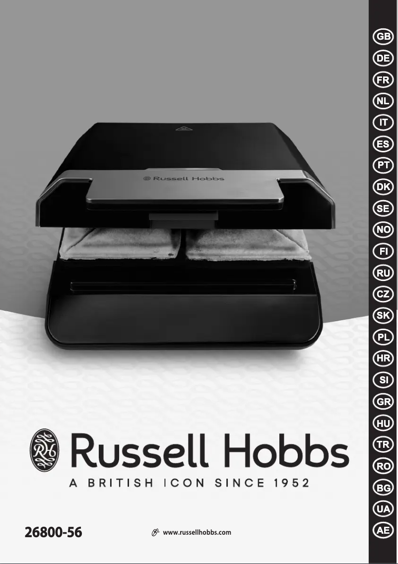 Page 1 de la notice Manuel utilisateur Russell Hobbs Creations 18553-56