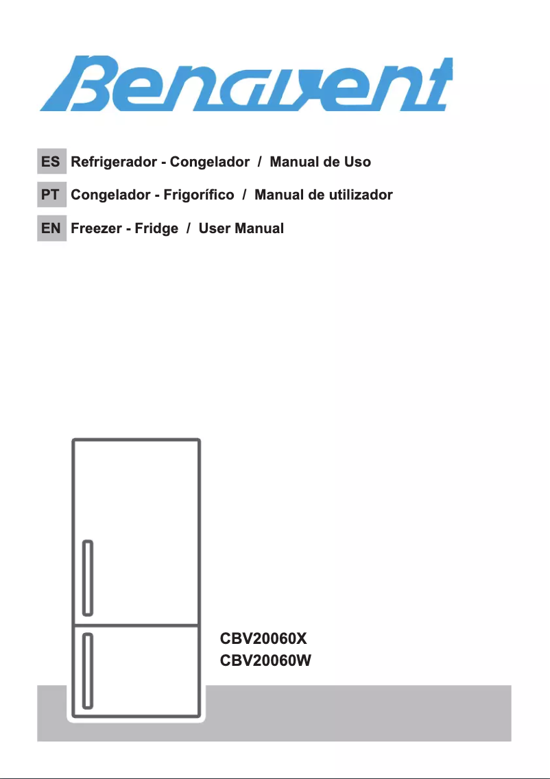 Page 1 de la notice Manuel utilisateur Benavent CBV20060W