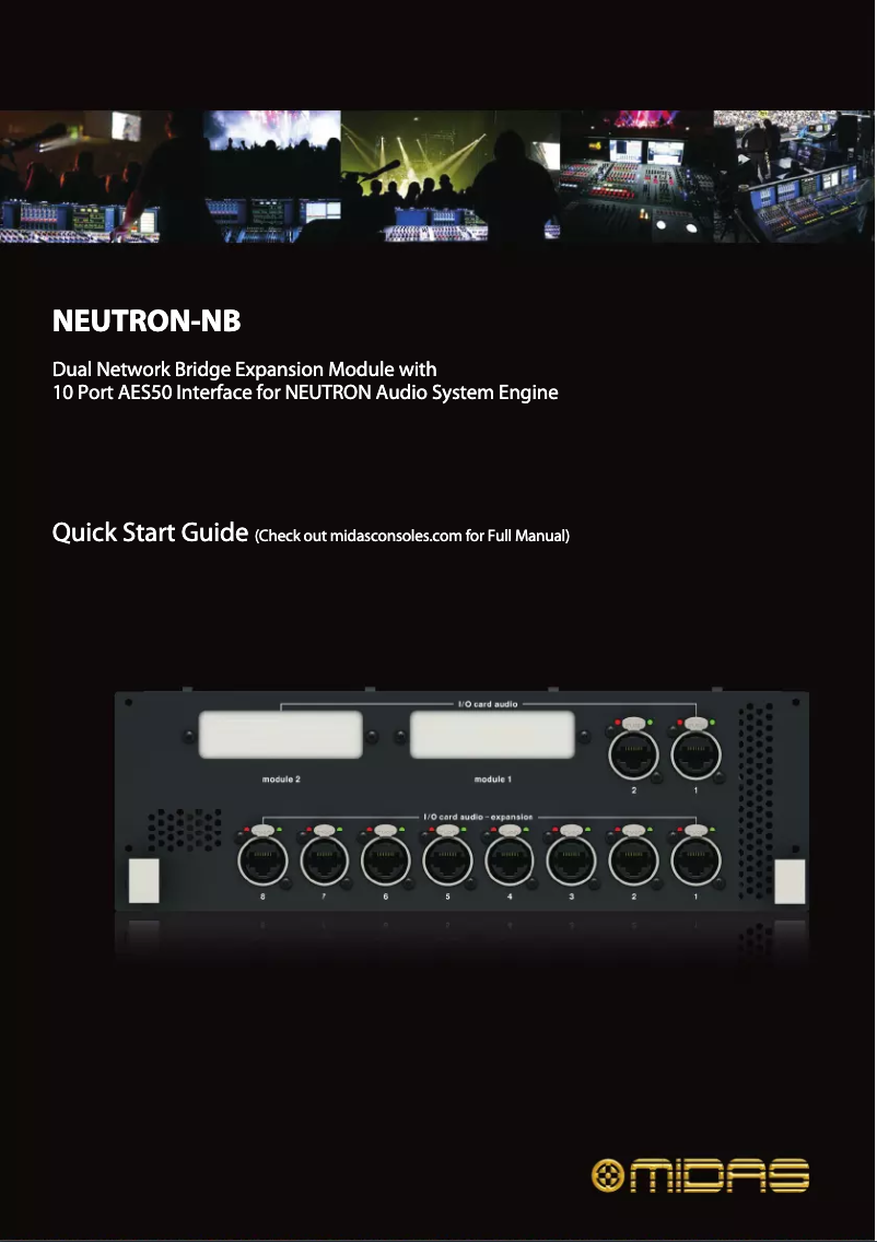 Image de la première page du manuel de l'appareil NEUTRON-NB