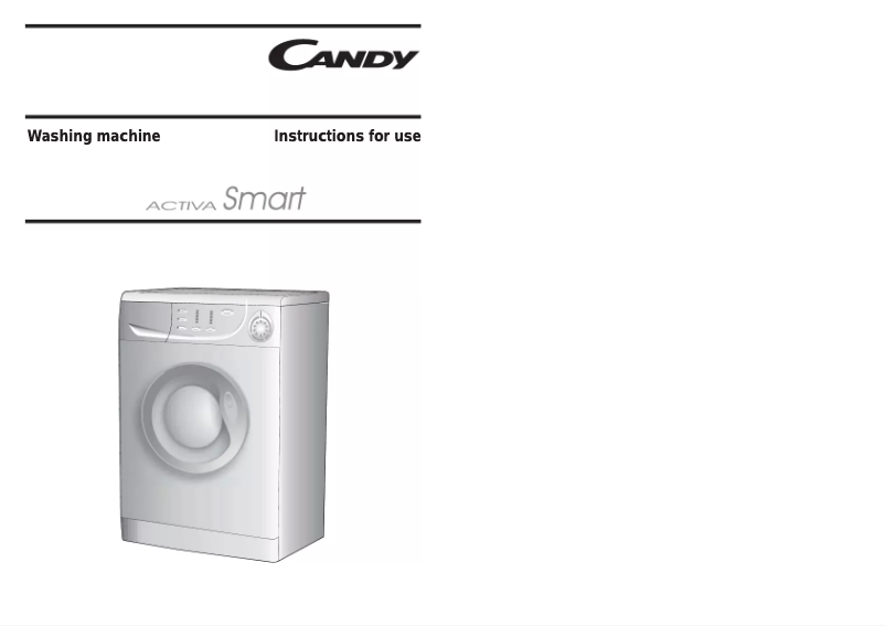 Image de la première page du manuel de l'appareil CM1612 Activa Smart
