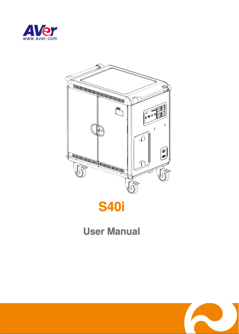 Page n°1 - Manuel utilisateur AVer S40i
