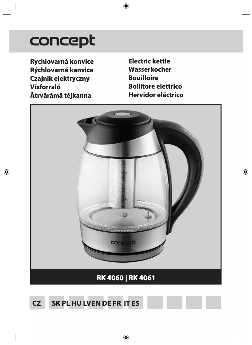 Image de la première page du manuel de l'appareil RK 4061