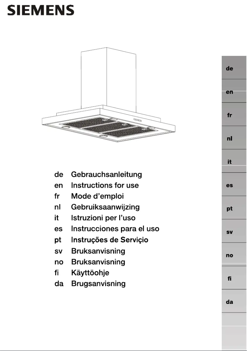 Page n°1 - Manuel utilisateur Siemens LC95950