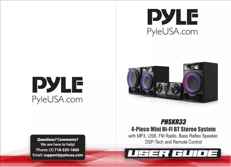 Image de la première page du manuel de l'appareil PHSKR33