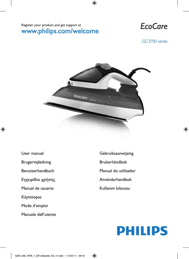 Page n°1 - Manuel utilisateur Philips EcoCare