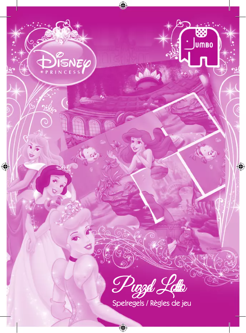 Page n°1 - Manuel utilisateur Jumbo Disney Princess Puzzel Lotto