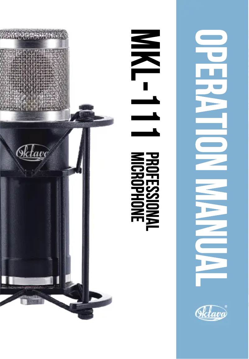 Image de la première page du manuel de l'appareil MKL-111