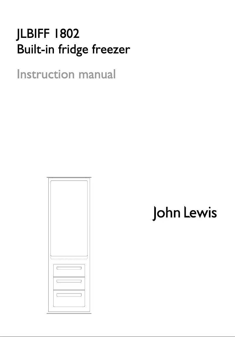 Page 1 de la notice Manuel utilisateur John Lewis JLBIFF 1802