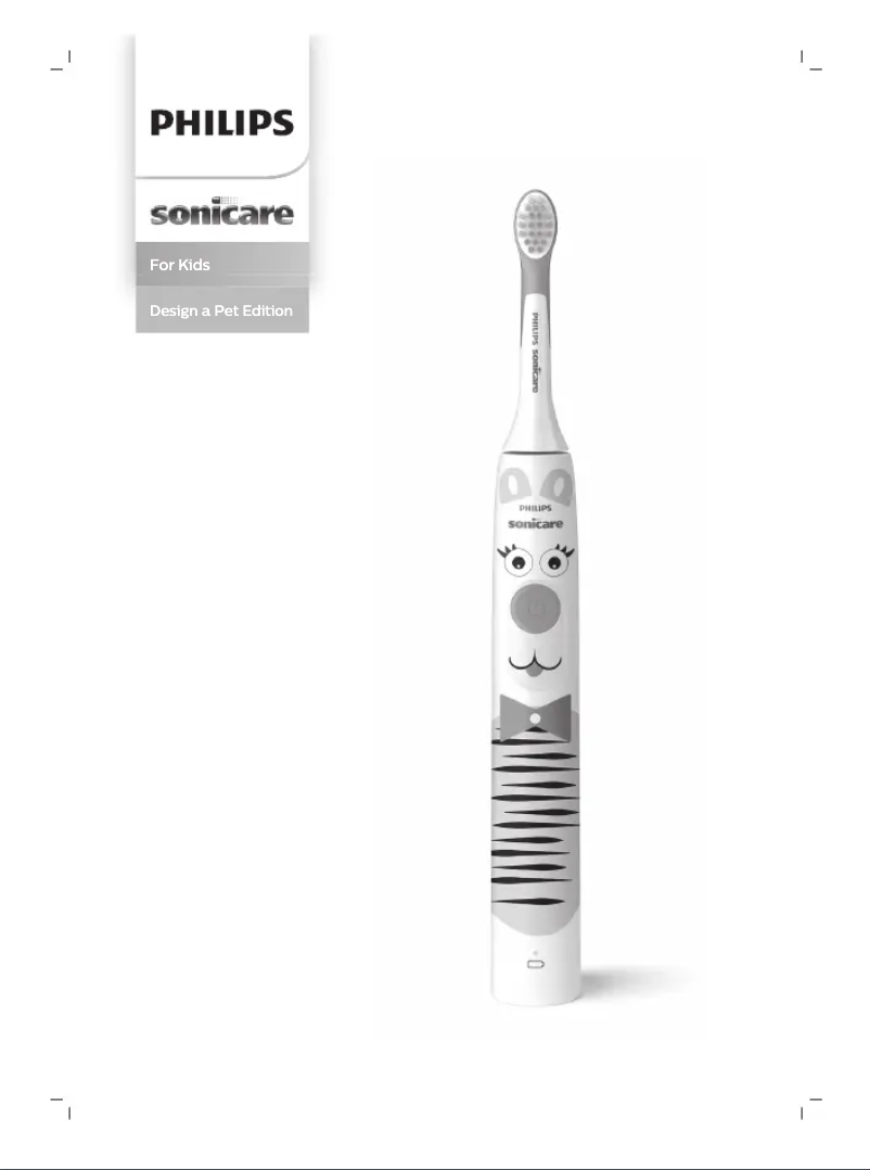 Image de la première page du manuel de l'appareil Sonicare For Kids HX3603