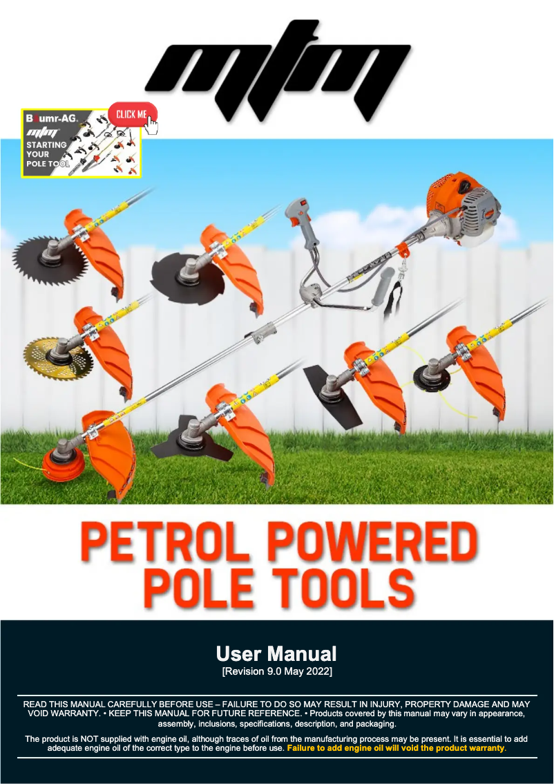 Page 1 de la notice Manuel utilisateur MTM MTX700