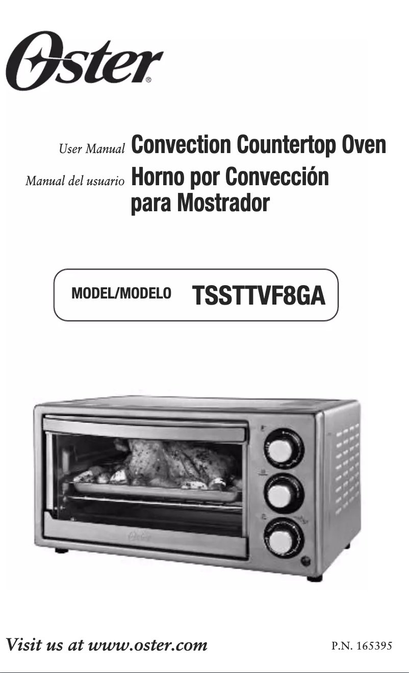 Page n°1 - Manuel utilisateur Oster TSSTTVF8GA-033