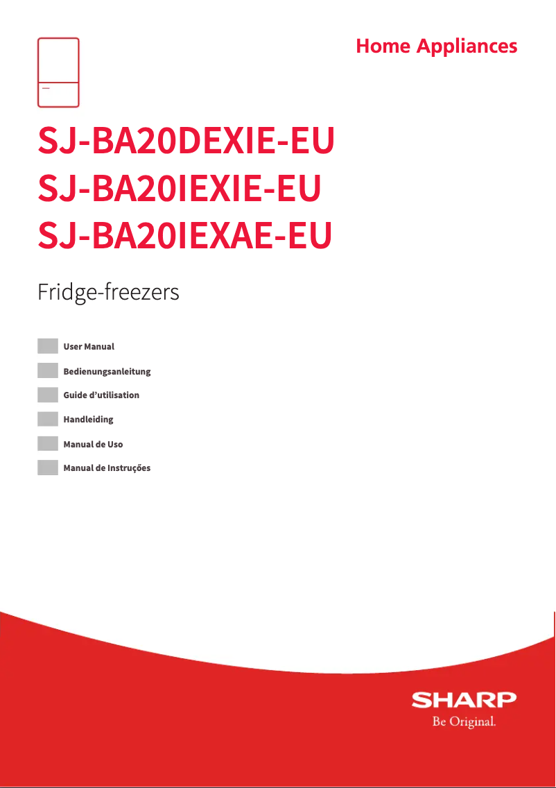 Image de la première page du manuel de l'appareil SJ-BA20IEXAE-EU