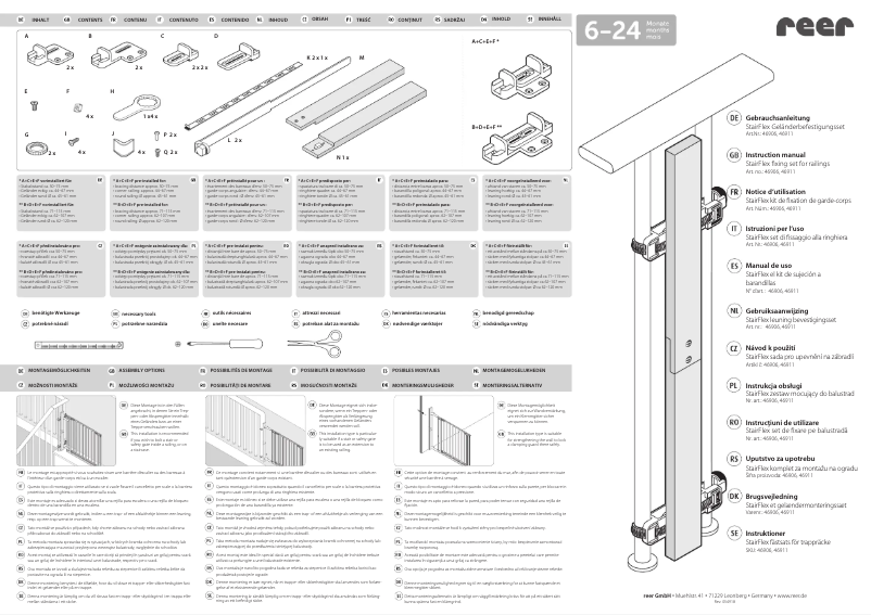 Page n°1 - Manuel utilisateur Reer StairFlex