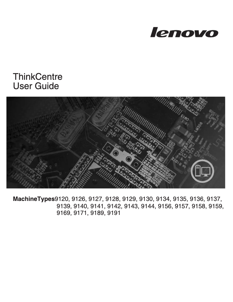 Página 1 del manual Manual de usuario Lenovo ThinkCentre A61 9120