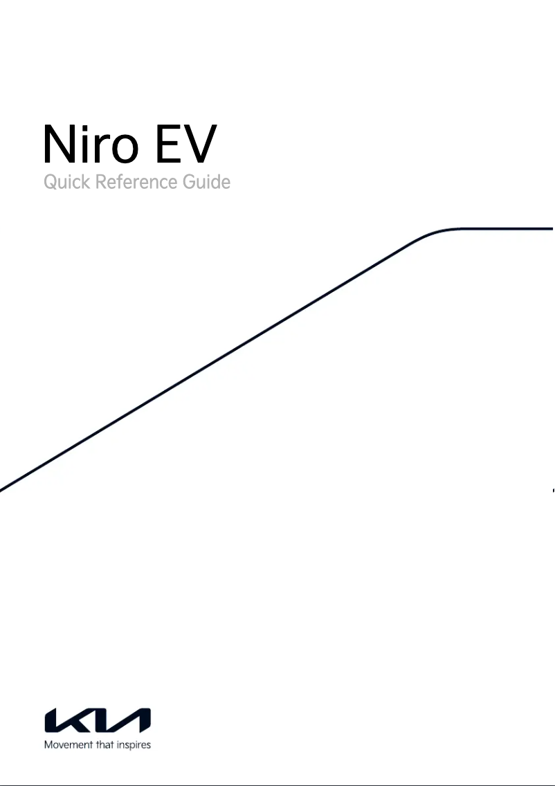 Page 1 de la notice Manuel utilisateur Kia The all-new Niro EV (2022)