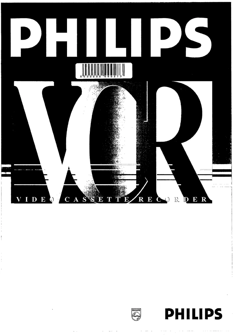 Page n°1 - Manuel utilisateur Philips VR757