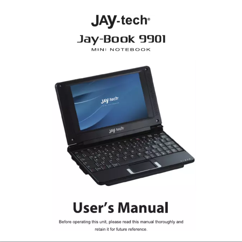 Page 1 de la notice Manuel utilisateur Jay-Tech Jay-Book 9901