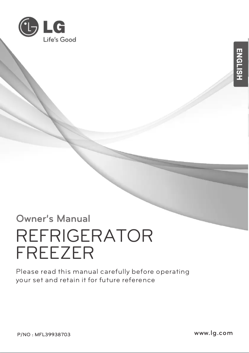 Page n°1 - Manuel utilisateur LG GR-M602YQF