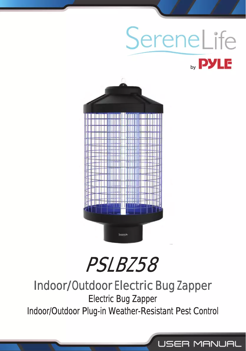 Página 1 del manual Manual de usuario SereneLife PSLBZ58