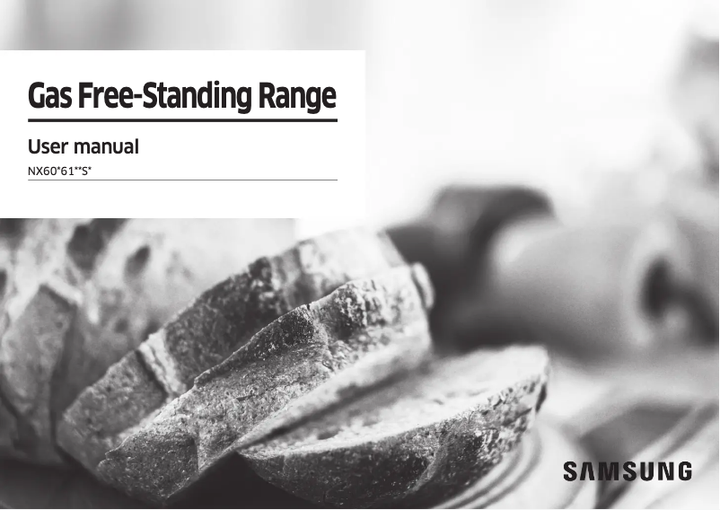 Page 1 de la notice Manuel utilisateur Samsung NX60A6111SB