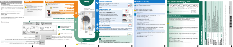 Page 1 de la notice Manuel utilisateur Siemens WT46W361EE