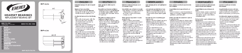 Page 1 de la notice Manuel utilisateur BBB BHP-91