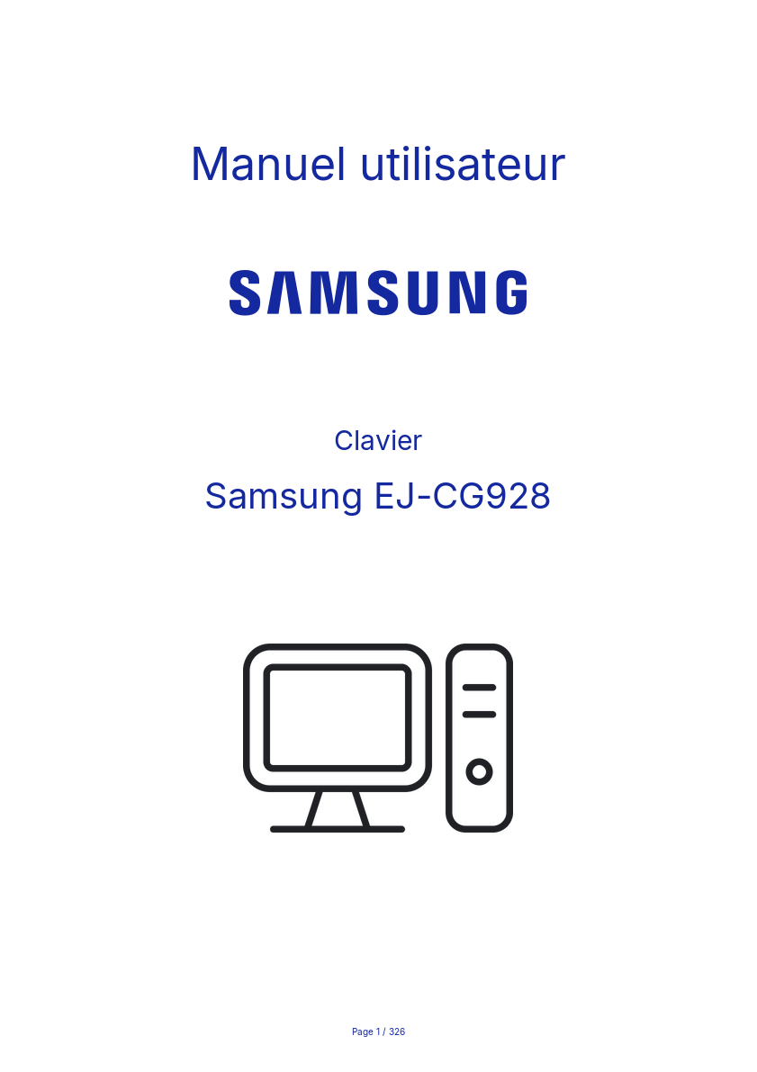 Page n°1 - Manuel utilisateur Samsung EJ-CG928