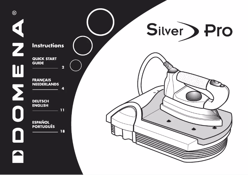 Page n°1 - Manuel utilisateur Domena Silver Pro