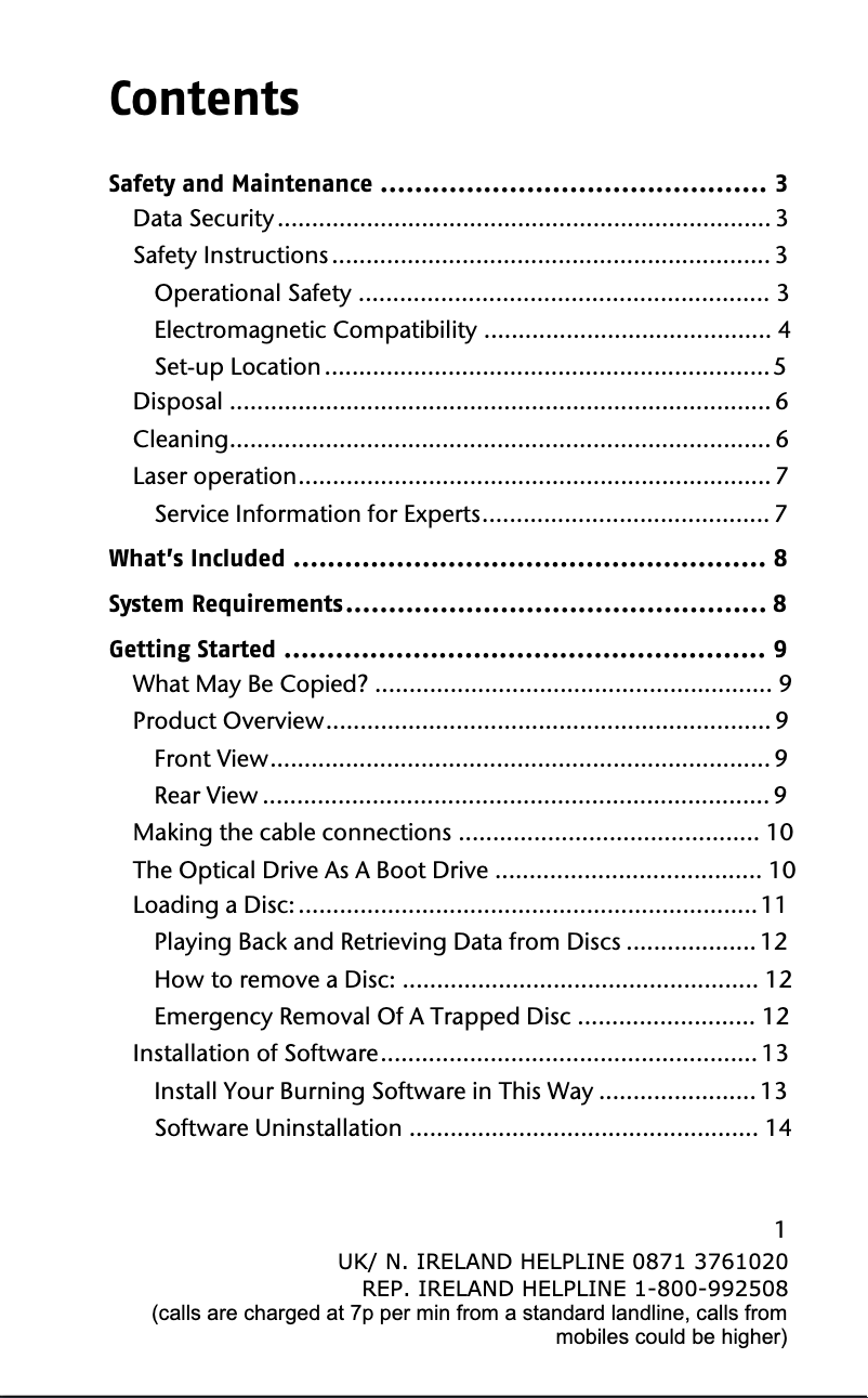 Image de la première page du manuel de l'appareil S92012 (MD 97710)
