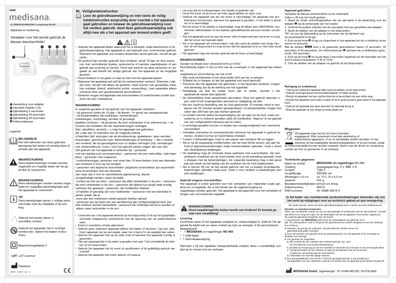 Image de la première page du manuel de l'appareil ND A80