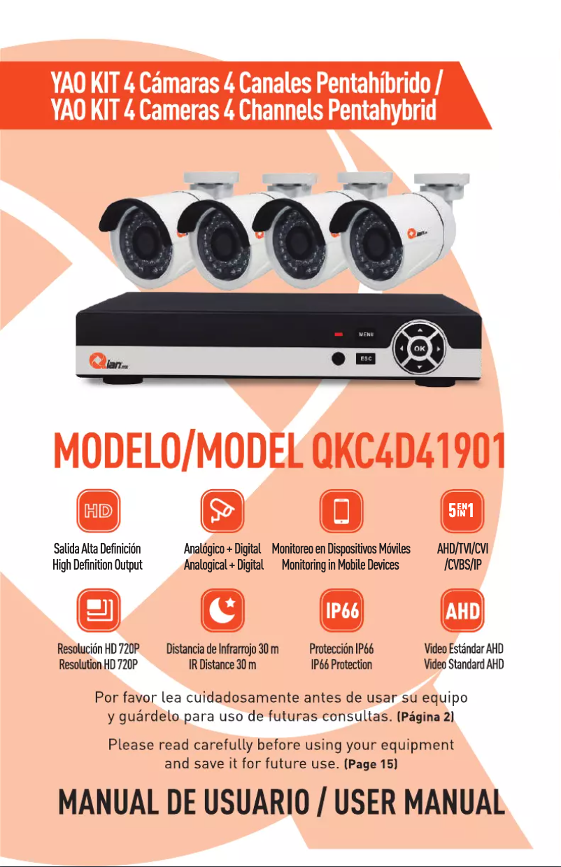 Image de la première page du manuel de l'appareil QKC4D41901