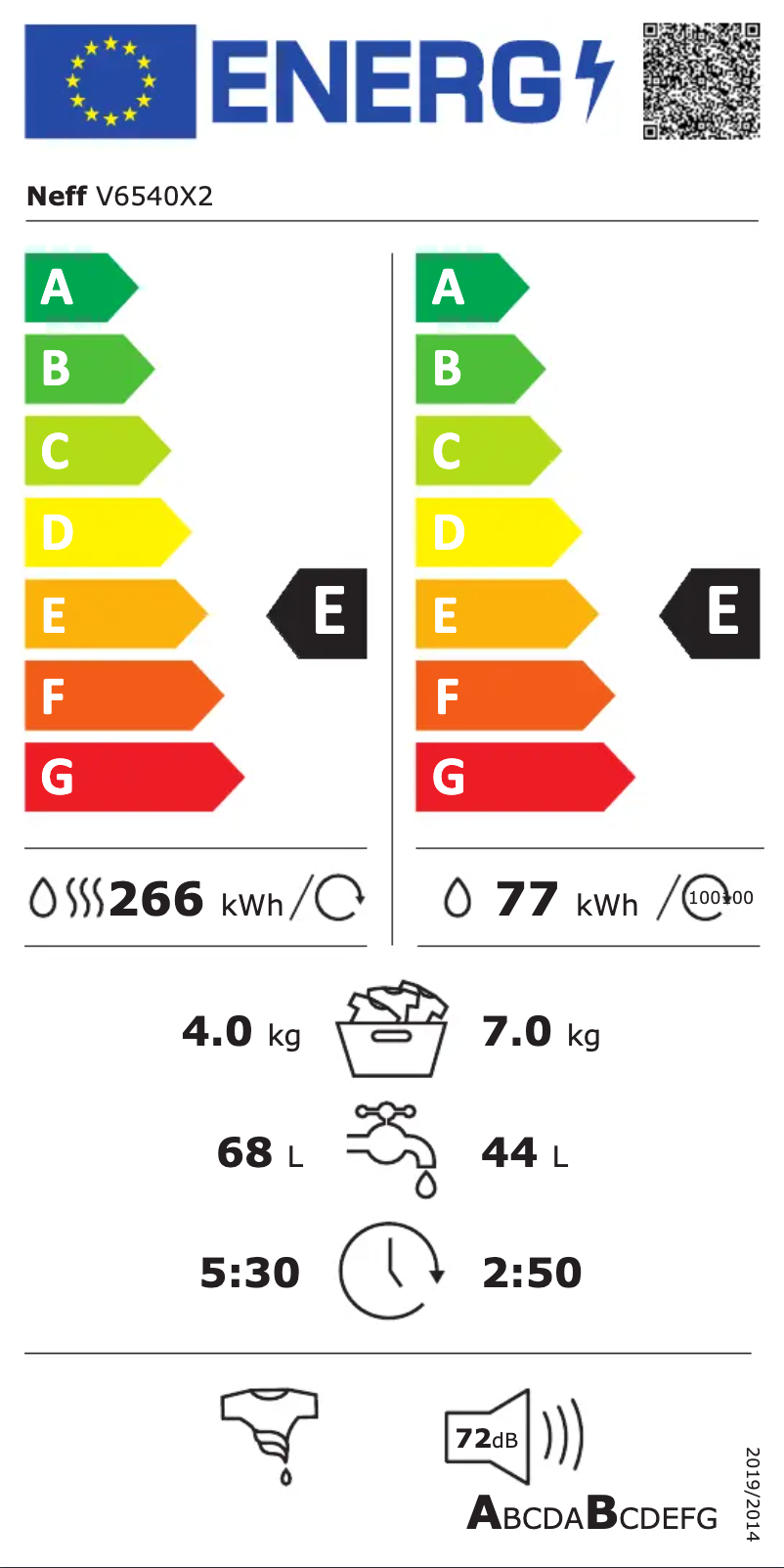 Image de la première page du manuel de l'appareil V6540X2