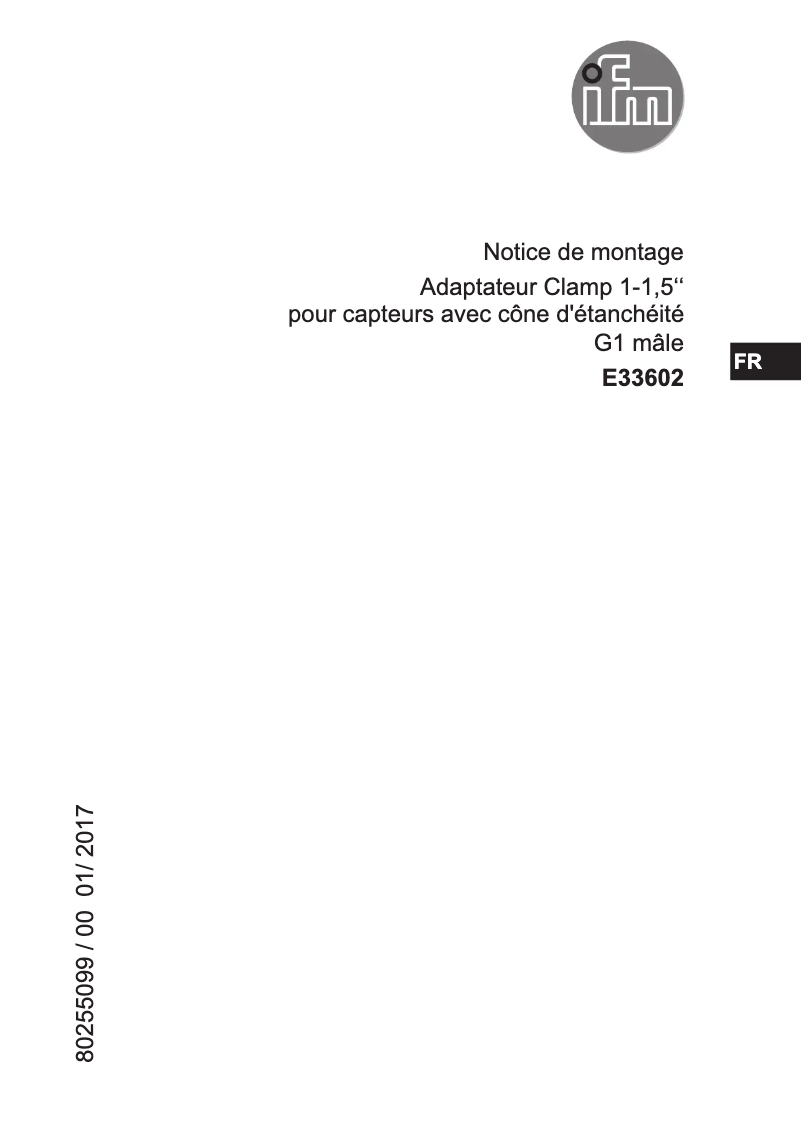Image de la première page du manuel de l'appareil E33602