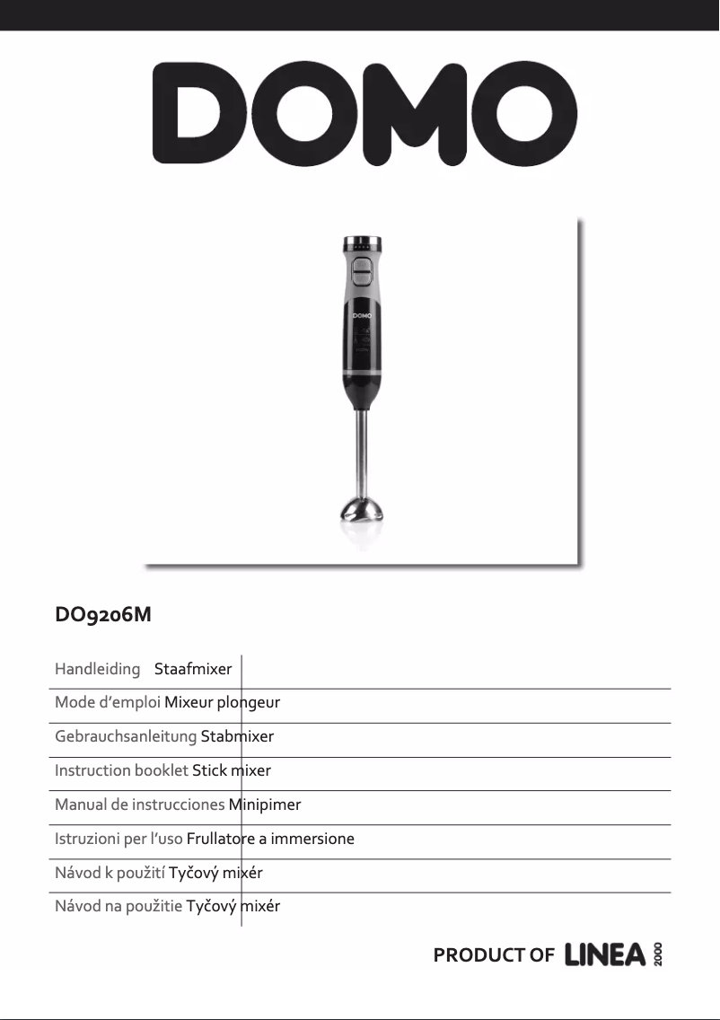 Page 1 de la notice Manuel utilisateur Domo DO9206M