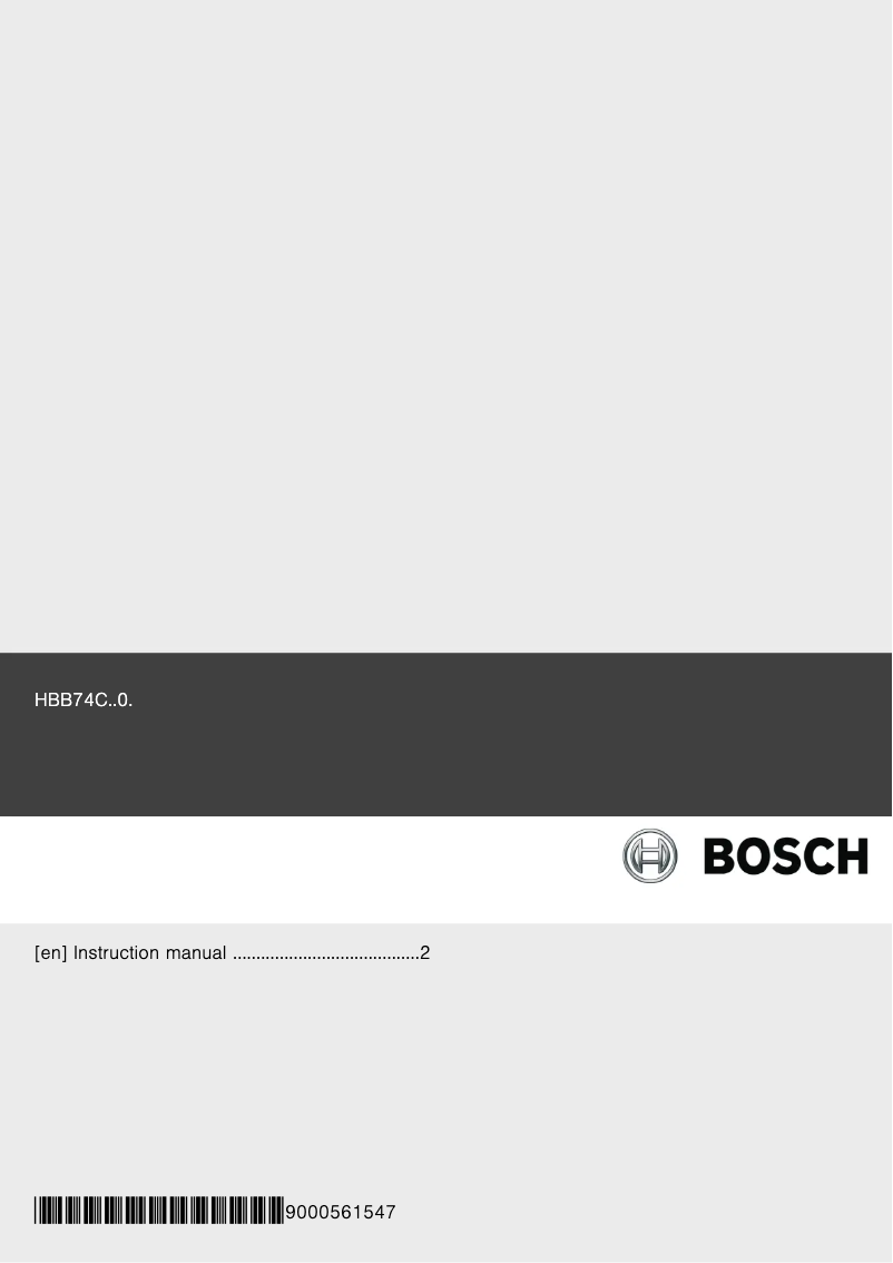 First page image of the manual for HBB74C450E