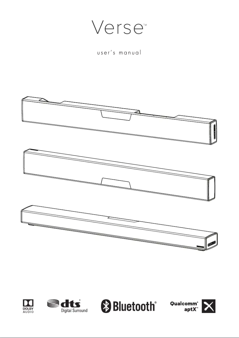 Página 1 del manual Manual de usuario Martin Logan Verse