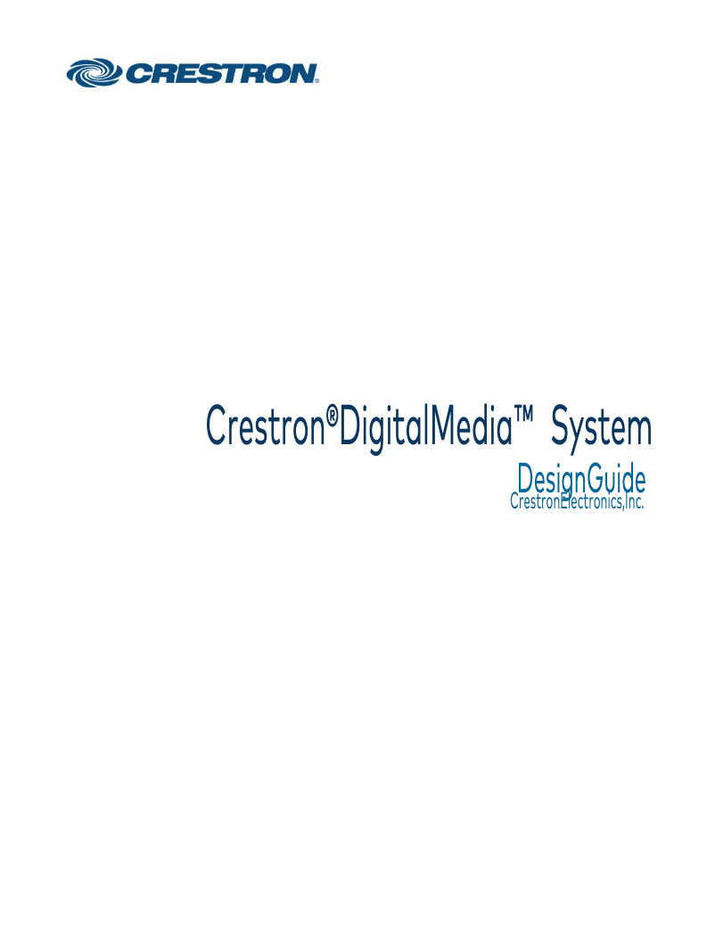 Página 1 del manual Manual de usuario Crestron DM-TX-201-S2